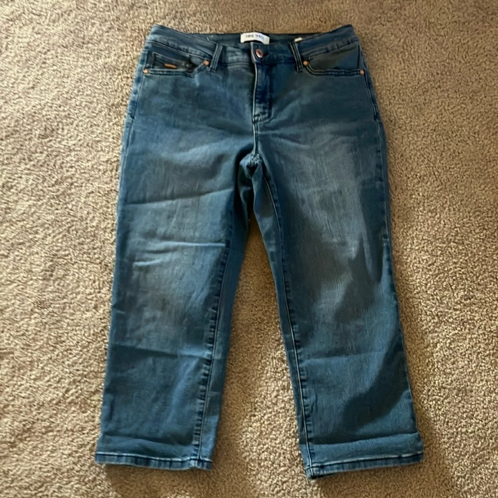 Nine West Blue Ankle Cropped Jeans size 6